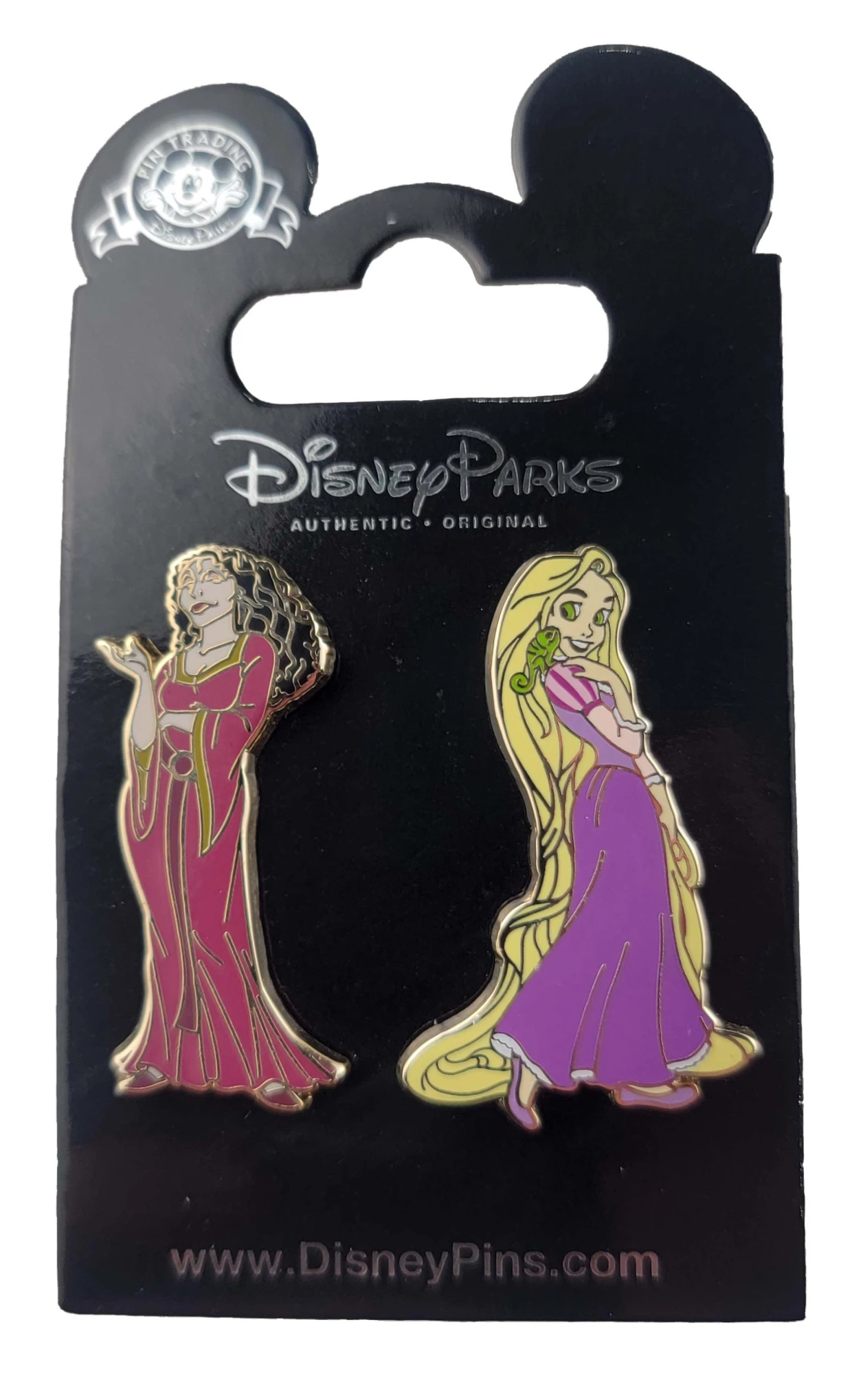 item Disney Pin - Mother Gothel & Rapunzel - Tangled Set 102078