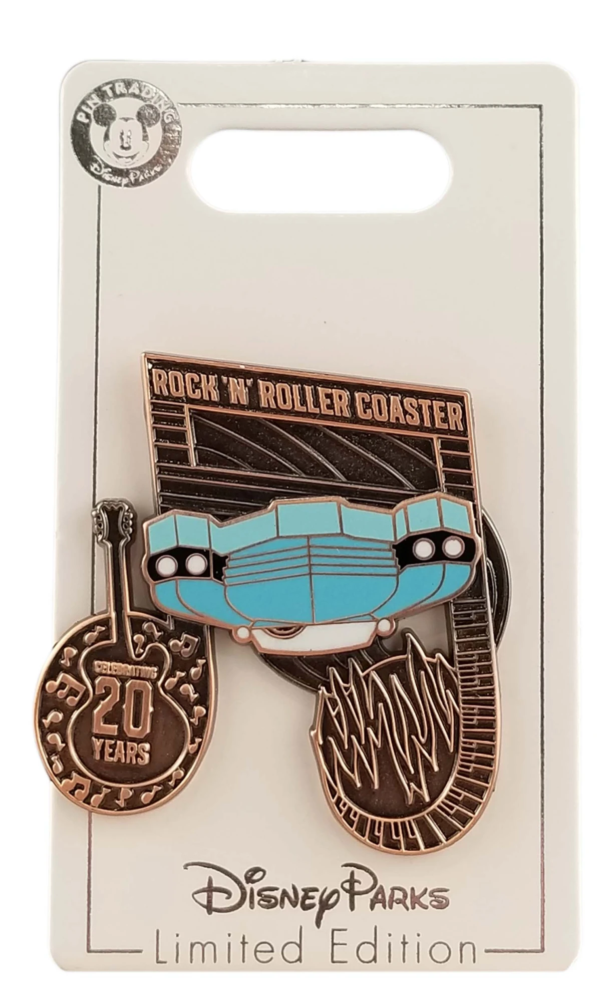 item Disney Pin - 20th Anniversary - Rock 'N' Roller Coaster 135640