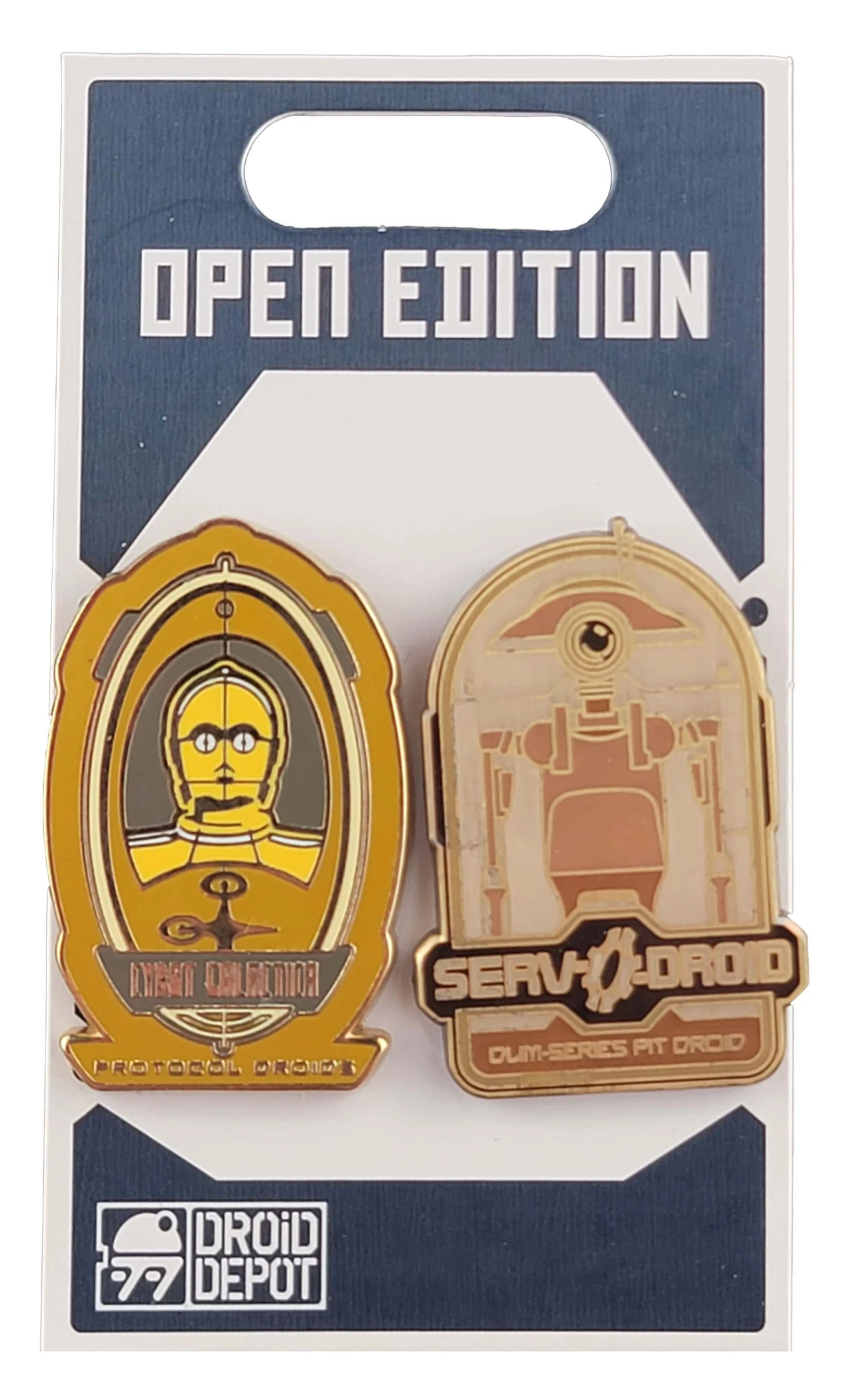 item Disney Pin - Serv Droid Set - SWGE Droid Depot - Cybot Galactica - Star Wars C-3PO Pit Droid serv