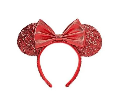 item Disney Parks - Minnie Mouse Ears Headband - Red Sequined Red Sequined 7.webp