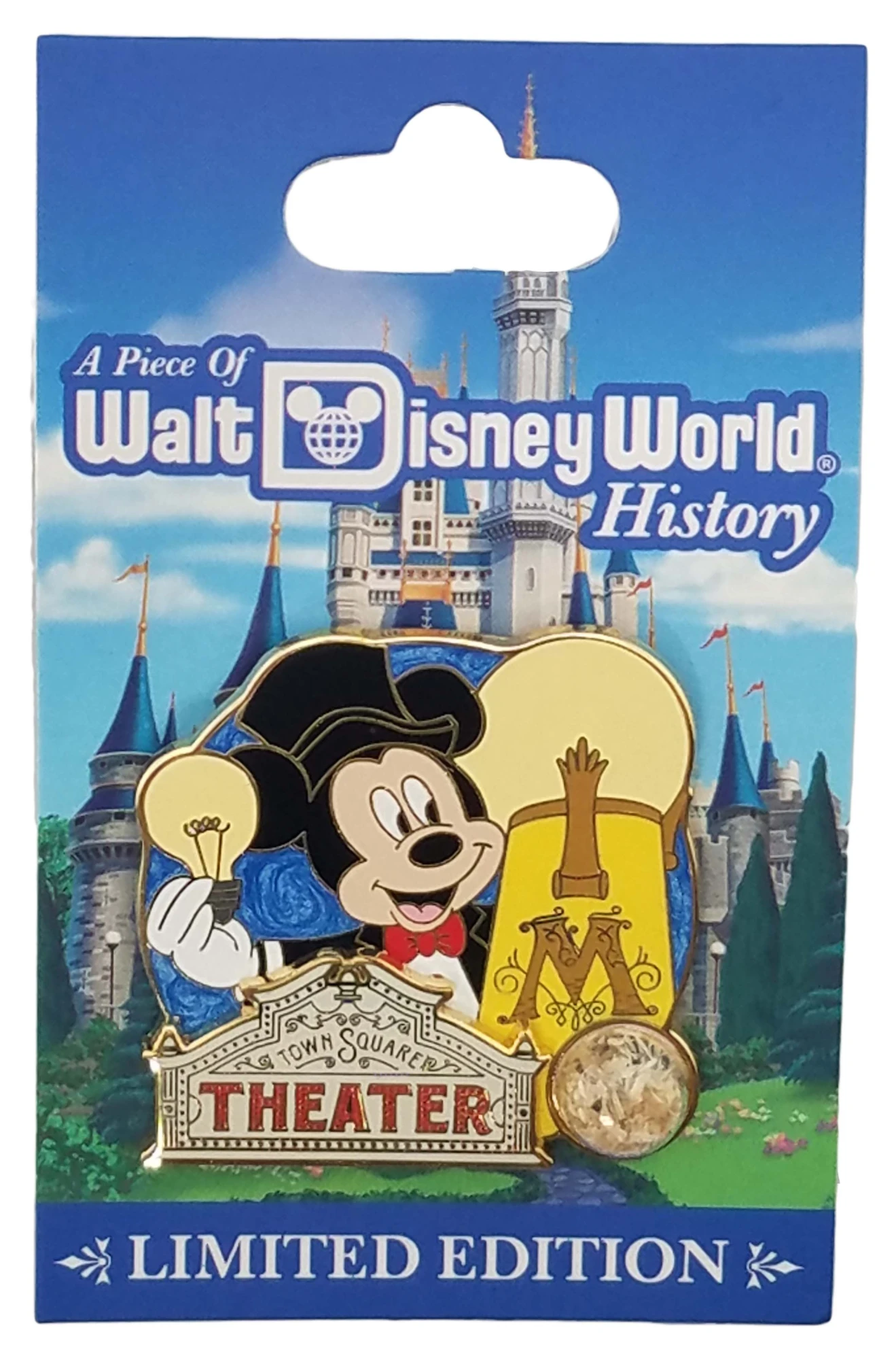 item Disney Pin - Piece of History Walt Disney World 2017 - Mickey Mouse - Town Square Theater 122878