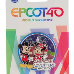 item Disney Pin - EPCOT 40 - American Adventure - Mickey and Minnie Mouse 152010