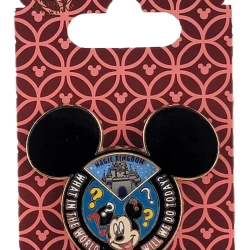 item Disney Pin - Create-A-Pin - What In the World Will We Do Today? - Disney's Hollywood Studios Variant (Spinner) 65916