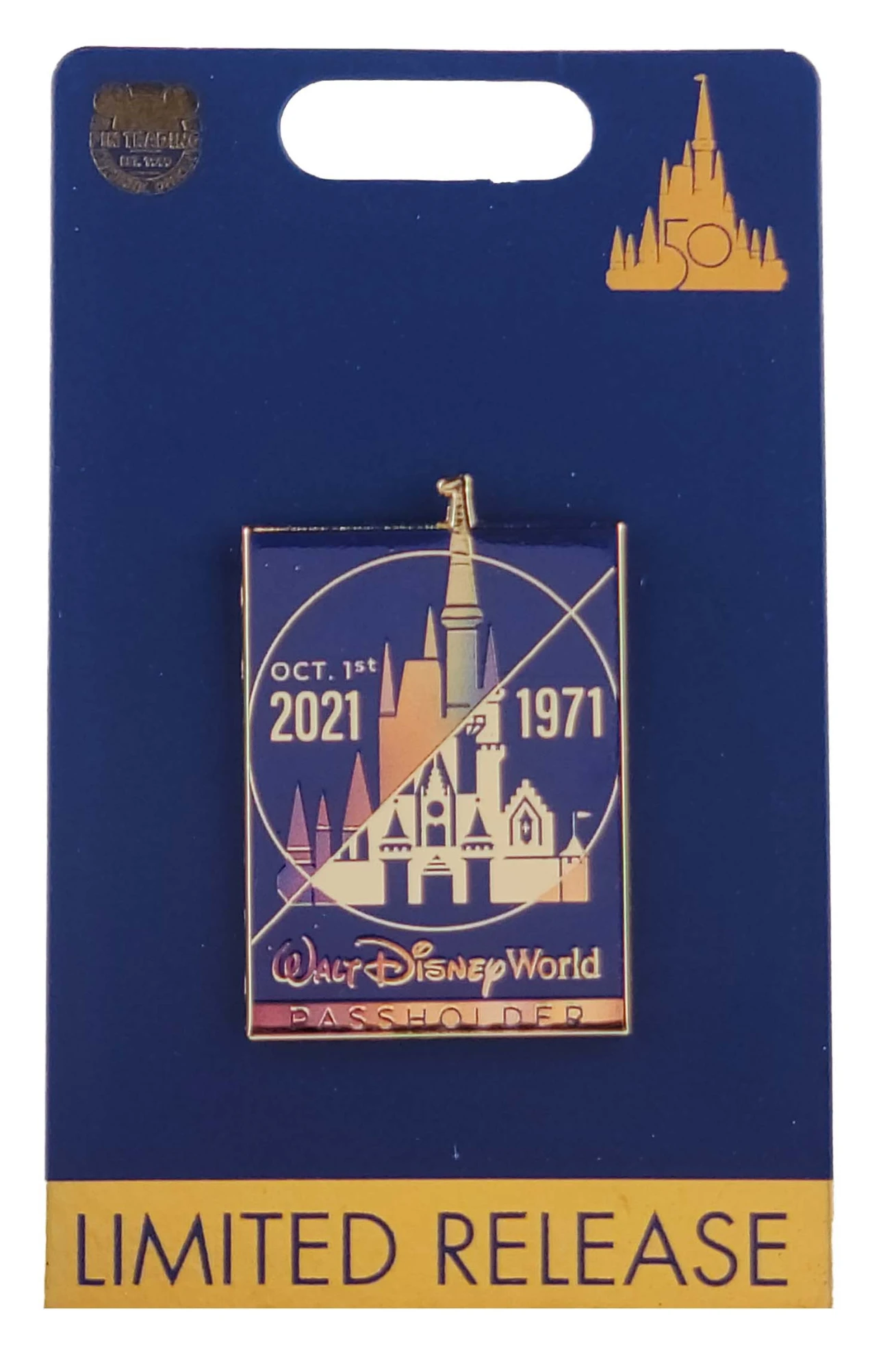 item Disney Pin - 50th Anniversary Day of - Passholder 146163