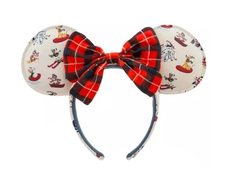 item Disney Parks - Minnie Mouse Ears Headband - Christmas Holiday 2021 - Walt's Holiday Lodge - Mickey & Friends Christmas Holiday 2021 - Walt's Holiday Lodge - Mickey & Friends