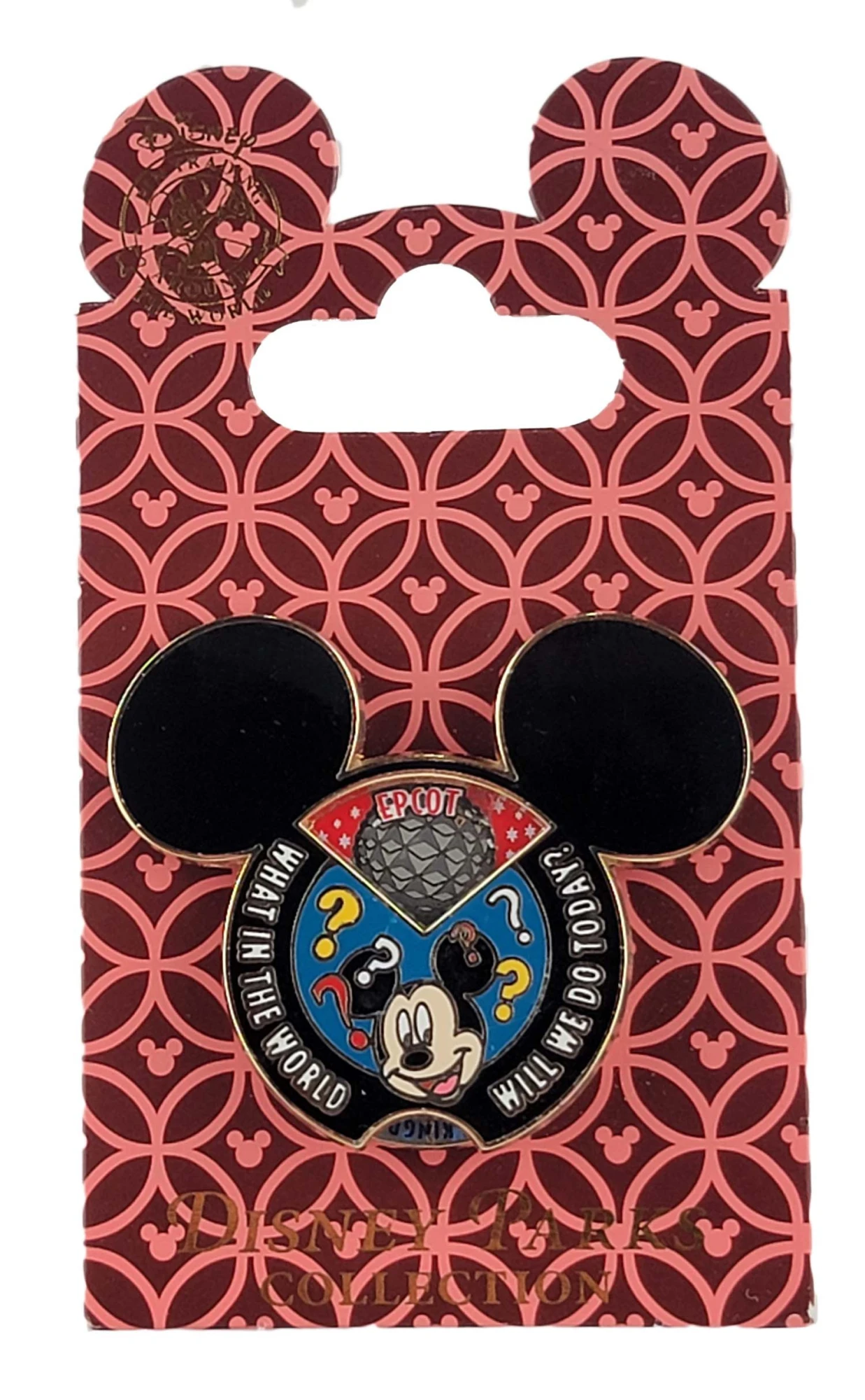 item Disney Pin - Create-A-Pin - What In the World Will We Do Today? - Disney's Hollywood Studios Variant (Spinner) 65916b