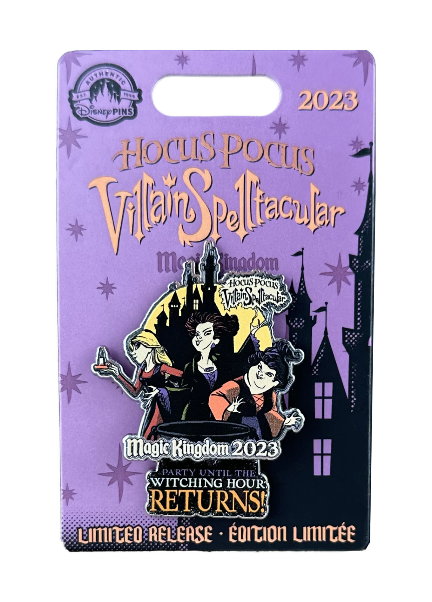 item Disney Pin - Hocus Pocus - Villain Spelltacular - Witching Hour 2023 Villain Spelltacular Hocus Pocus b