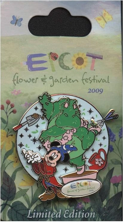 item Disney Pin - Epcot Flower and Garden Festival 2009 - Sorcerer Mickey Mouse 7157evsfzql-ac-sy741-jpg