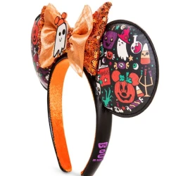 item Disney Parks - Minnie Mouse Ears Headband - Halloween - All Over Print - Boo Disney Parks - Minnie Mouse Ears Headband - Halloween - All Over Print - Boo 7