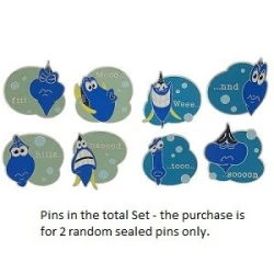 item Disney Pin - Dory How to Speak Whale Mystery Box Sealed 2 Pin Set 41tqtiv9a0ljpg