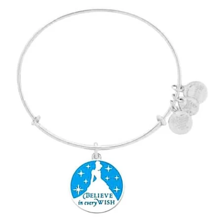 item Disney Alex & Ani Bracelet - Cinderella - Believe every Wish - Silver 7501055890969-2