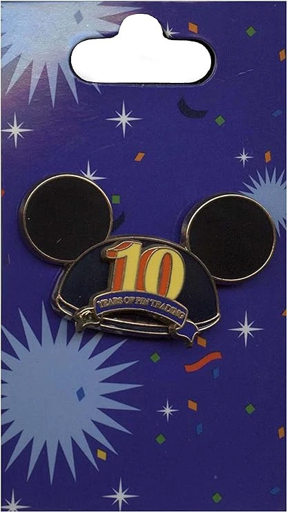 item Disney Pin - Pin Trading 10th Anniversary - Mickey Mouse - Ear Hat 81vqzx9ubjl-ac-sy741-jpg