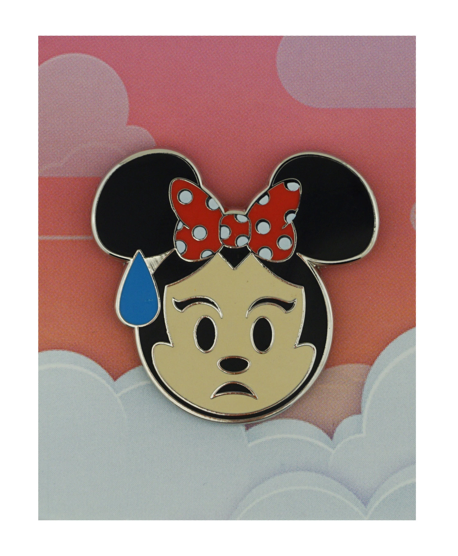 item Disney Pin - Emoji Blitz Minnie Booster - Minnie Mouse Nervous Only 122052
