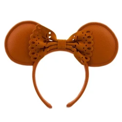 item Disney Parks - Minnie Mouse Ears Headband - Faux Leather Faux Leather