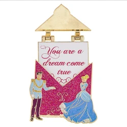 item Disney Pin - Cinderella and Prince Charming - Love Letters 113048a