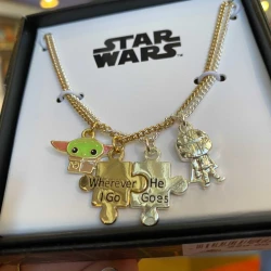 item Star Wars - Grogu and Mandalorian - Necklace Set mandalorian-necklaces-2-6582583-1200x900