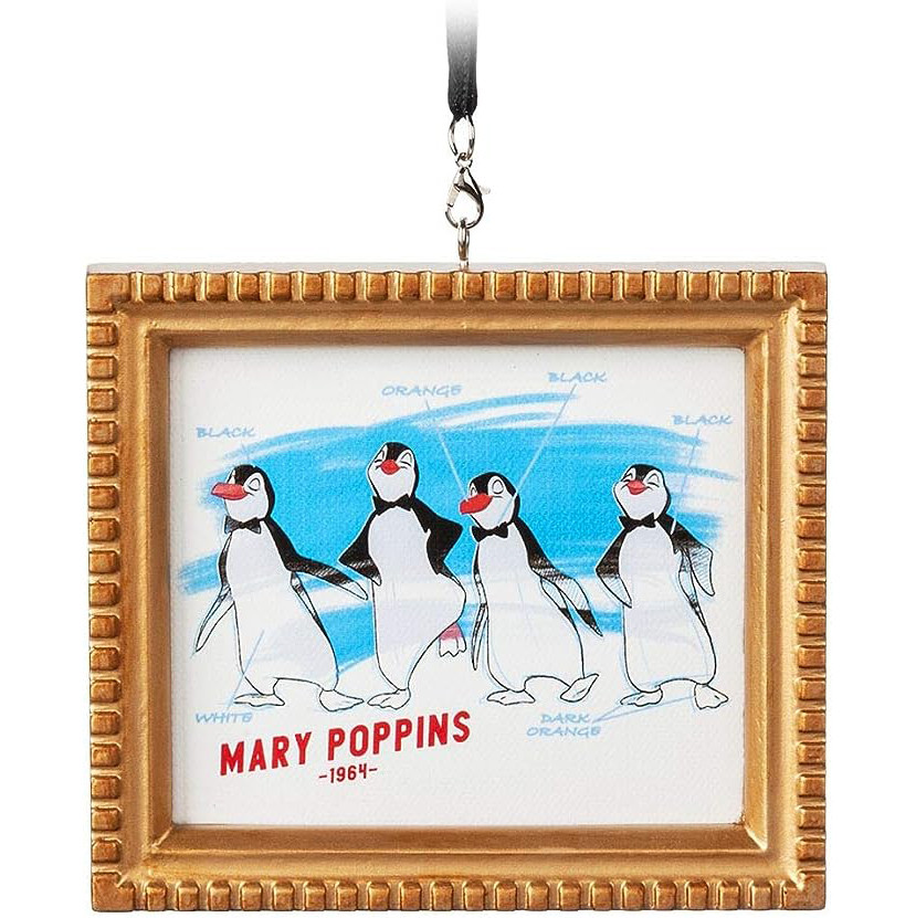 products Ornament - Penguin Waiters - Mary Poppins - Ink & Paint Series