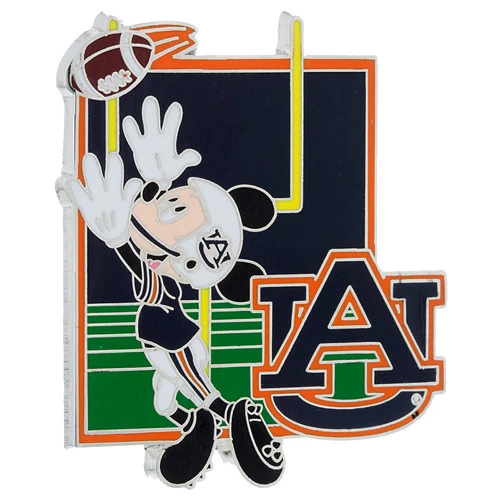 item Disney Pin - Football Mickey - Auburn University 14409-a1jpg