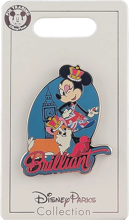 item Disney Pin - EPCOT World Showcase 2021 - United Kingdom - Minnie Mouse - Brilliant 71gnu3yo43s-ac-sy741-jpg