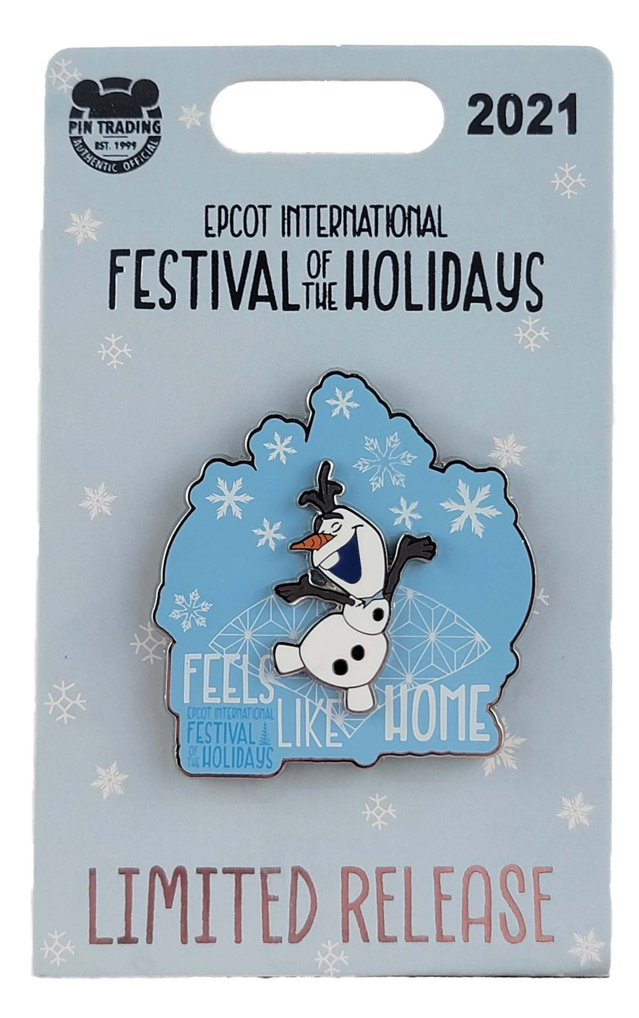 item Disney Pin - Epcot 2021 Festival of the Holidays - Olaf - Feels Like Home 145084