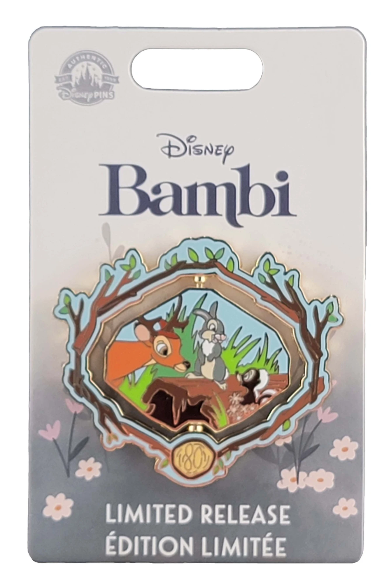 item Disney Pin - Bambi - Spinner - 80th Anniversary 149563a