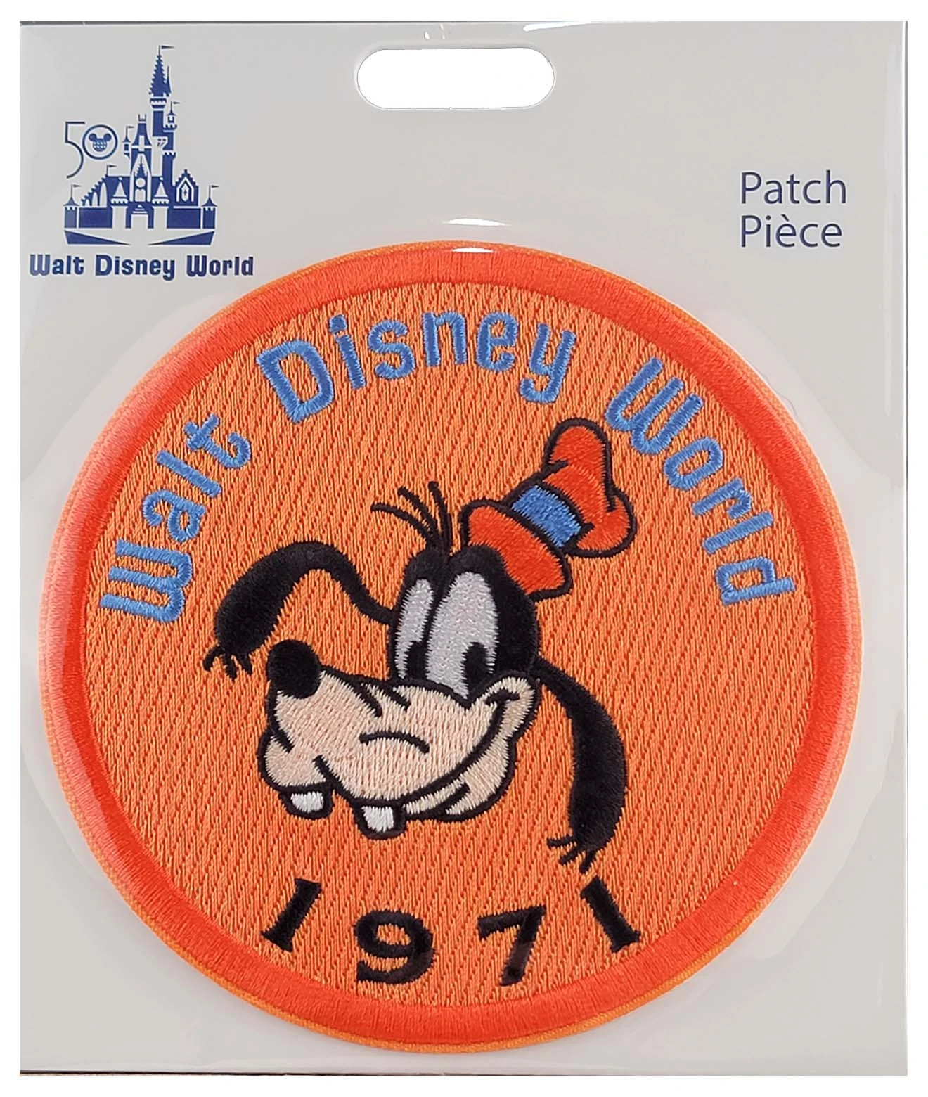 item Disney Parks - Walt Disney World 50th Anniversary - Goofy Round - 1971 Goofy 1971 Patch