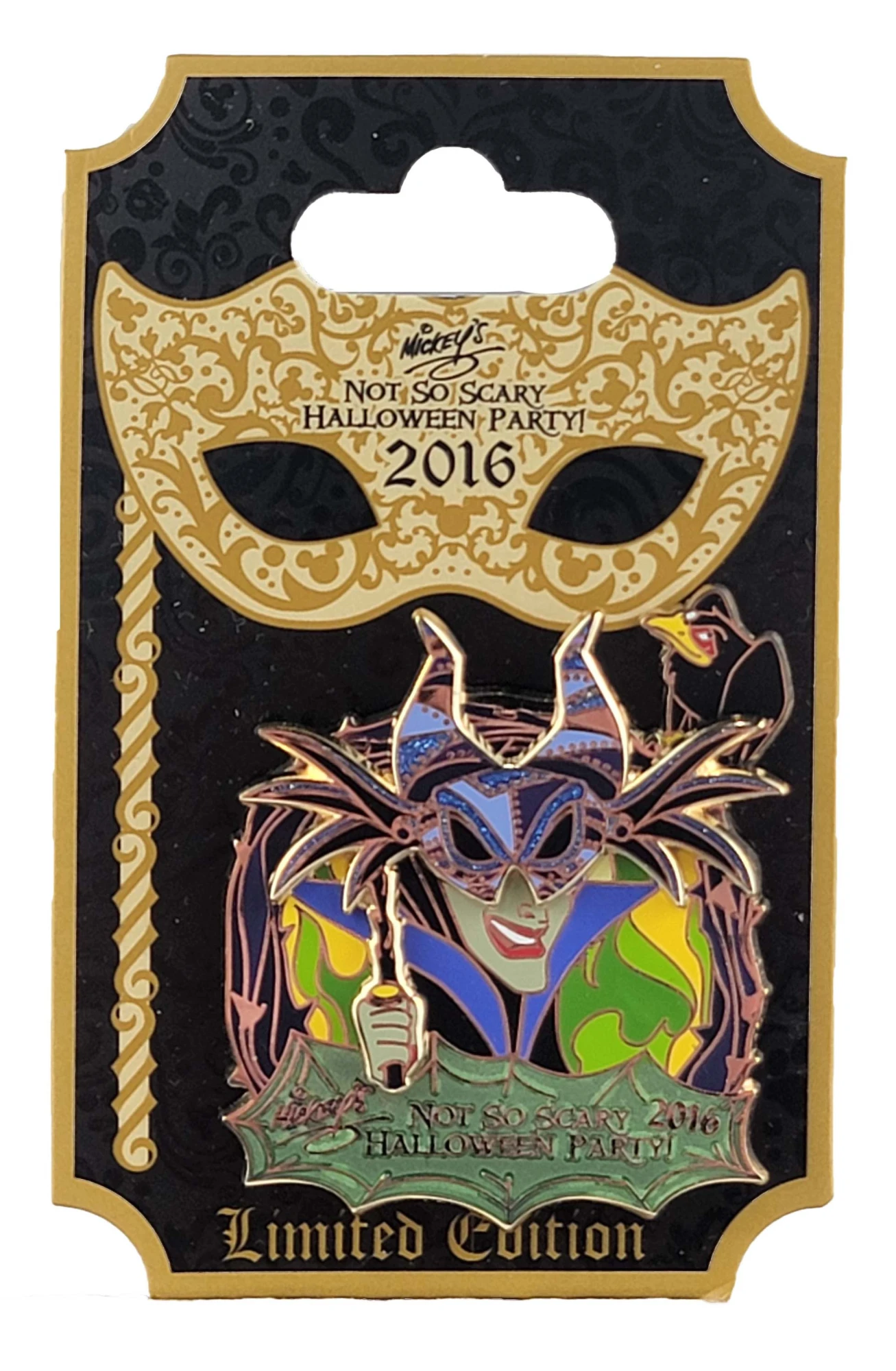 item Disney Pin - Mickey's Not So Scary Halloween Party 2016 - Maleficent Masquerade 118047a