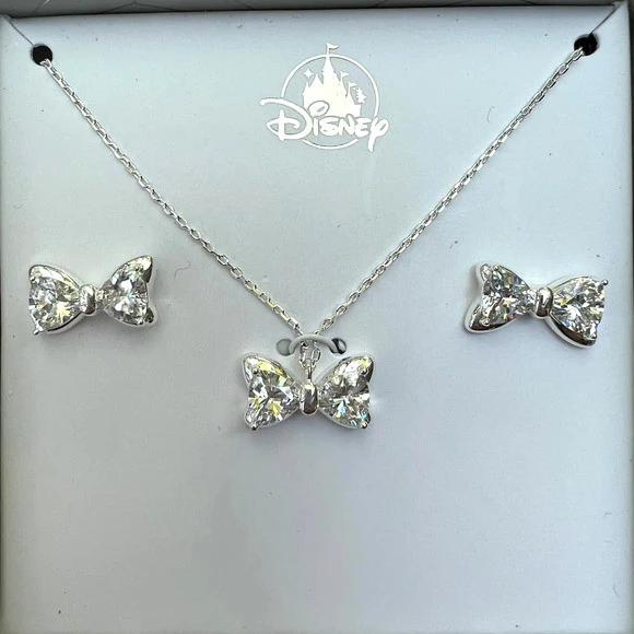 item Disney Parks - Minnie Mouse Bow -Earring and Necklace Set m-646cbb9632c1dc1b8c1f0f9djpeg