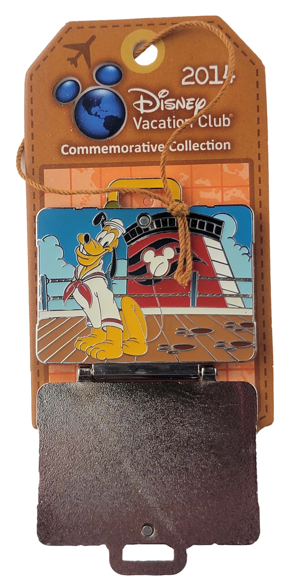 item Disney Pin - Disney Vacation Club 2014 - Luggage - Pluto 99953a