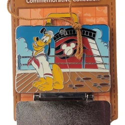 item Disney Pin - Disney Vacation Club 2014 - Luggage - Pluto 99953a