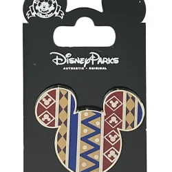 item Disney Pin - Mickey Icon - African Pattern IMG_2388