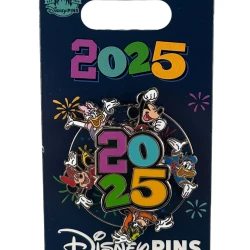 item Disney Pin - Parks Dated 2025 - Mickey Mouse and Friends - Minnie, Donald, Daisy, Goofy, and Pluto - Spinner 2025 Spinner a 170378.webp