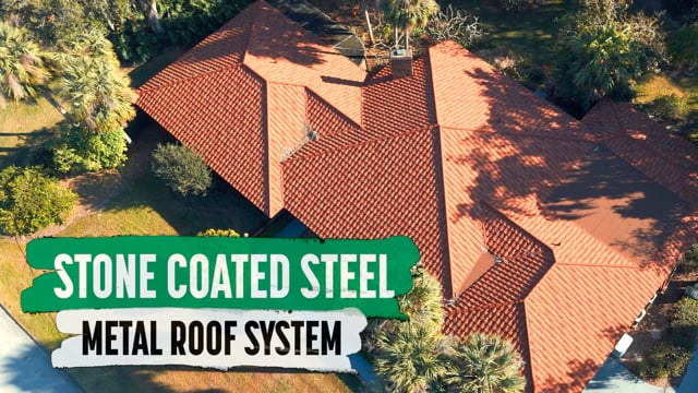 Image: Video Thumbnail for Stone Coated Steel Metal Roof