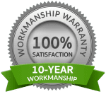 R.I.G. Roofing Offers A 10 Year Workmanship Warranty on roof Replacements