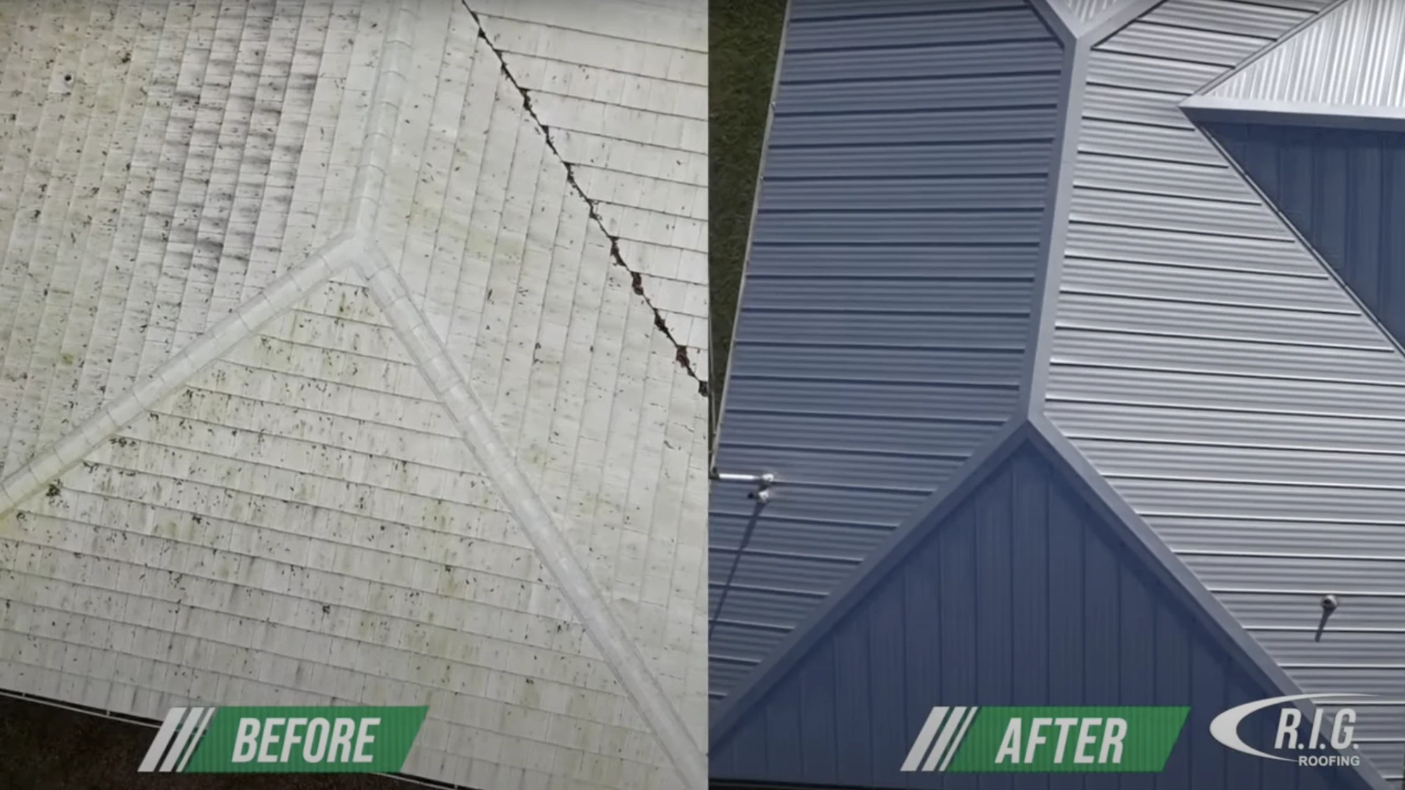 Video Image: Tile to Metal Roof Transformation in Lake Wales, FL