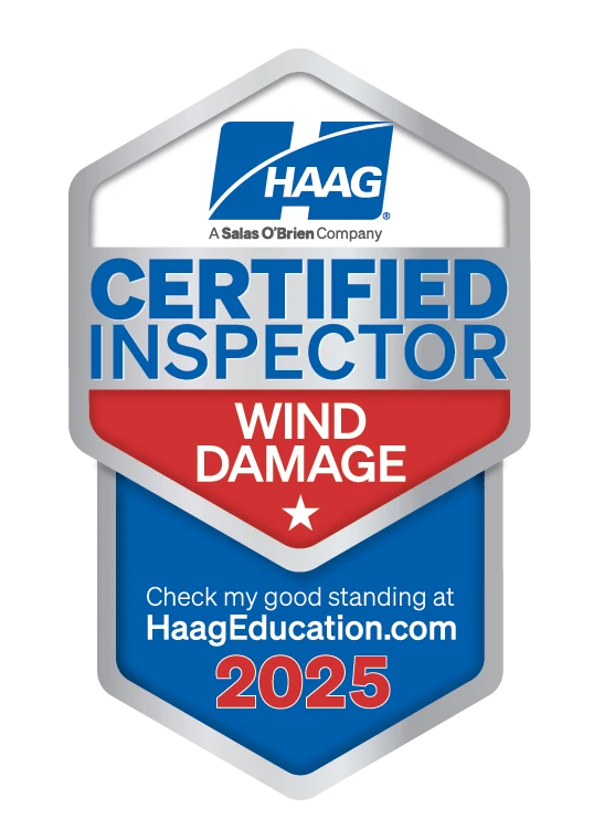 Image Logo: HAAG Certified Wind Damage Roof Inspector