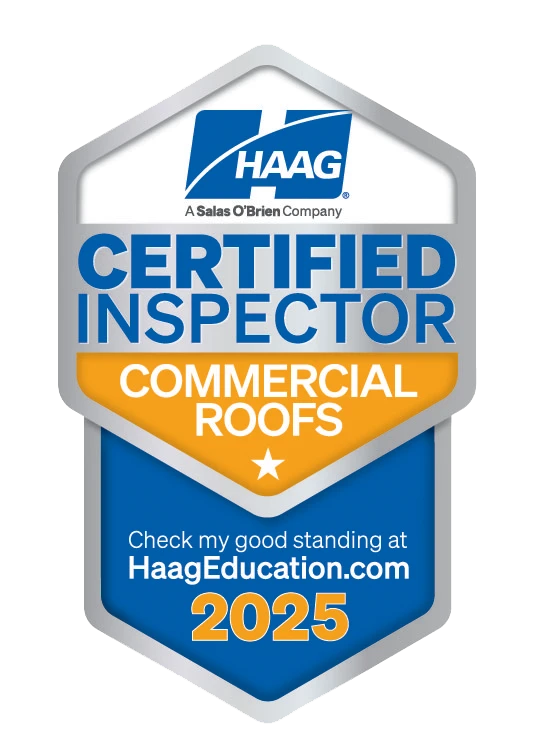 Image Logo: HAAG Certified Commercial Roof Inspector