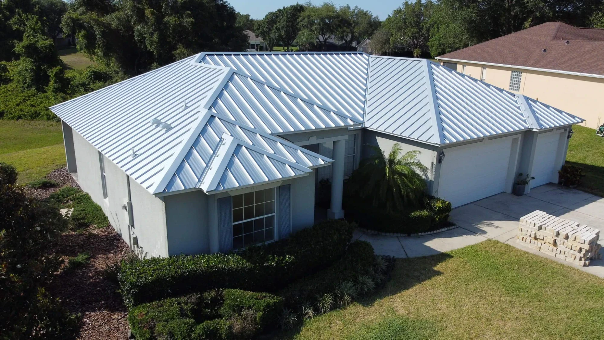 Photo: Residential Metal Roof Replacement by RIG Roofing in Windermere, Florida