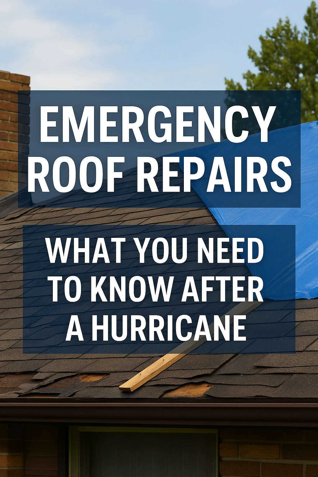 blog post Emergency Roof Repairs: What You Need to Know After a Hurricane