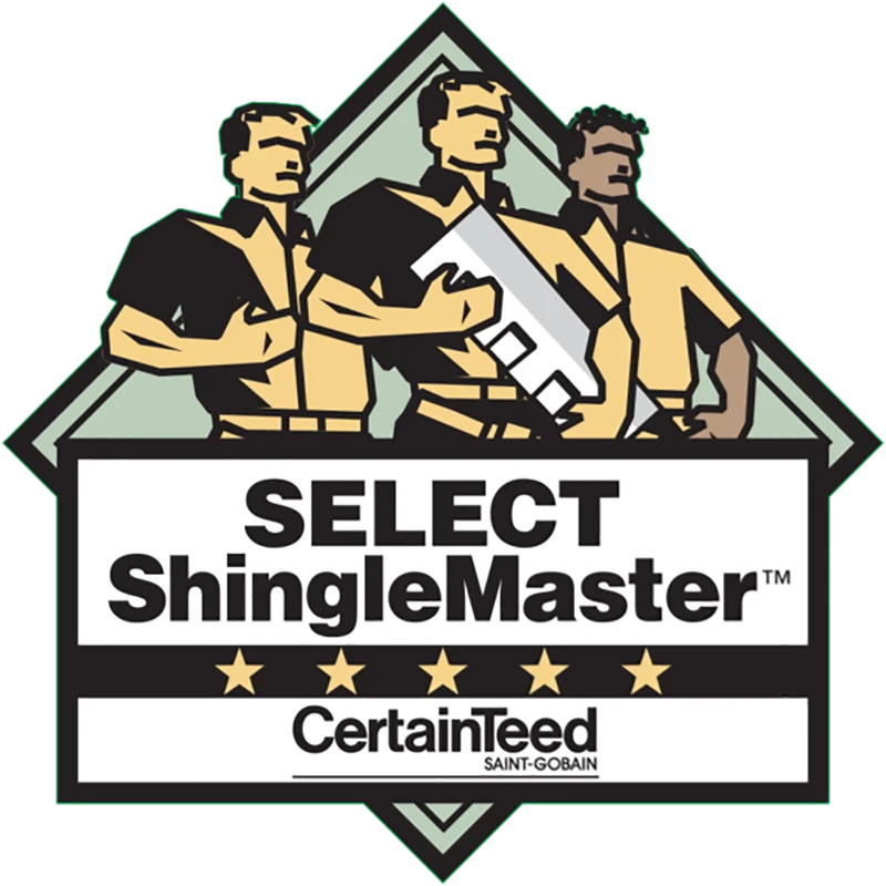 Logo: RIG Roofing is a CertainTeed SELECT ShingleMaster Installer
