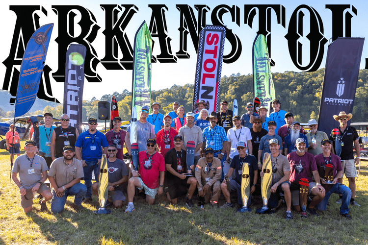 2024 ArkanSTOL Ozarks Backwoods Challenge, competitor group photo by ArkanSTOL. 
