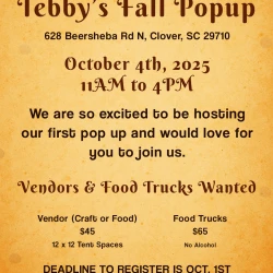 item Tebby's Fall Popup TebbysFallPopupFlyer