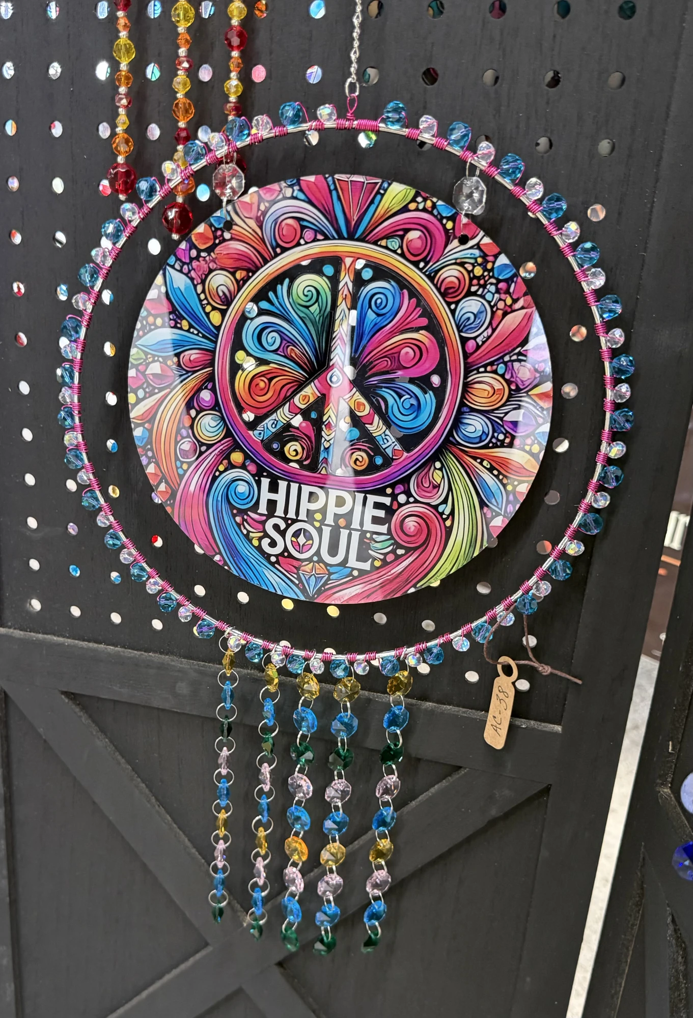 item Acrylic Suncatcher with glass beads HIPPIE SOUL IMG_4391 2.webp
