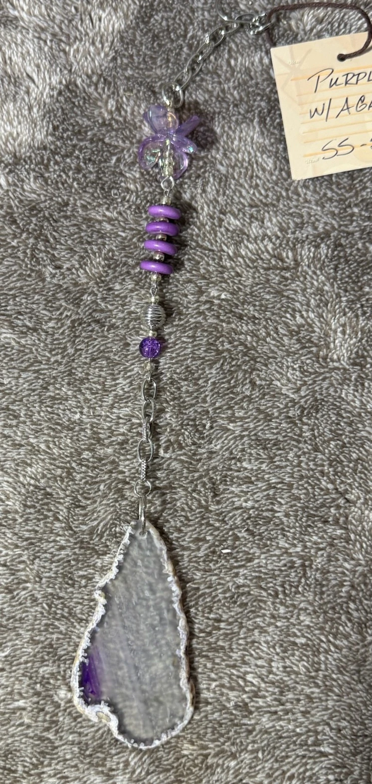 products Purple with flowers and lg agate