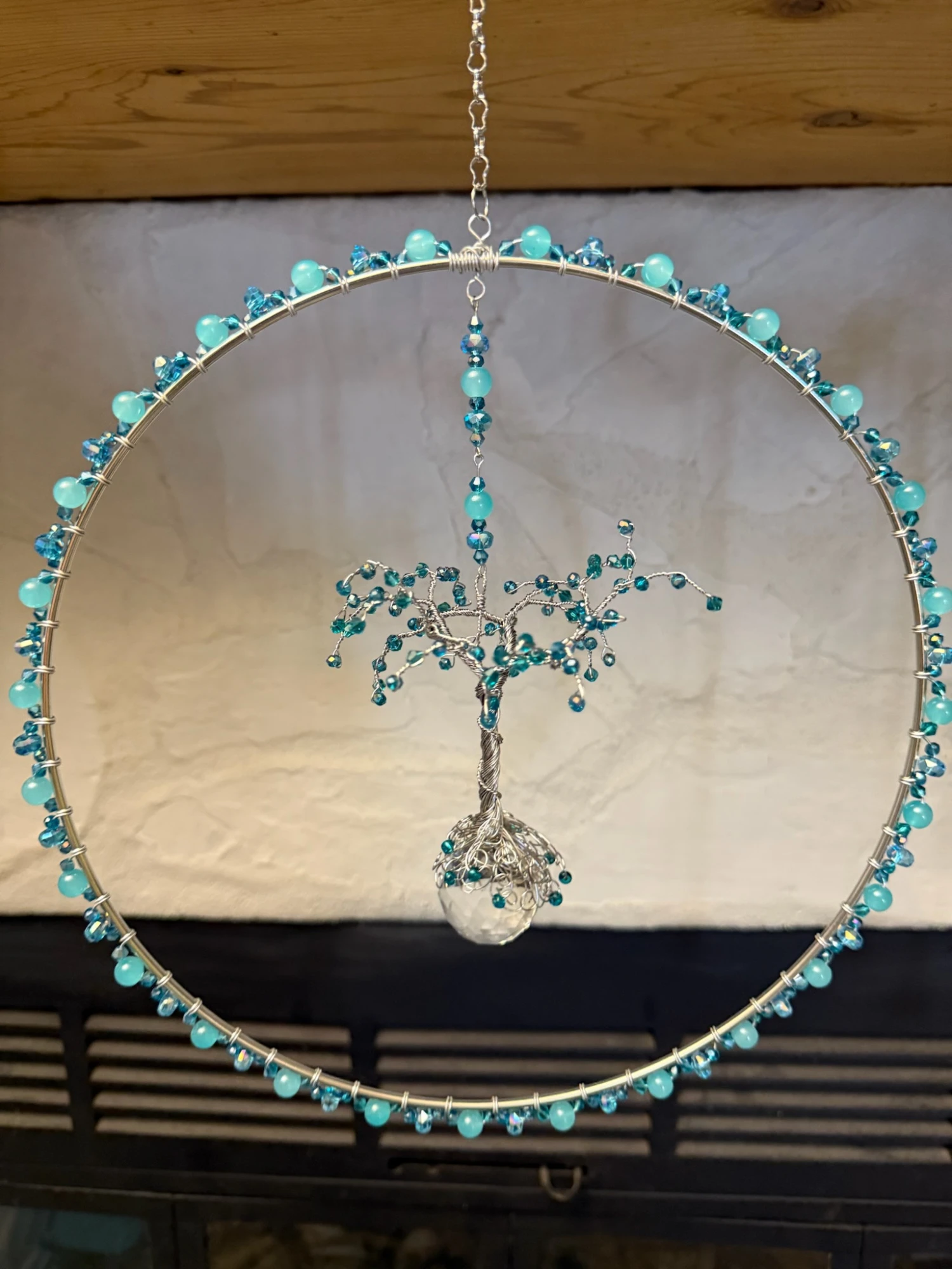 item Tree of Life Round Suncatcher w/ Hanging Wire Tree Custom Order TreeOfLifeCustom-IMG_1787.webp