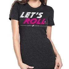 item Ladies' Let's Roll T-Shirt WWMLadiesBlkRollTee.jpg