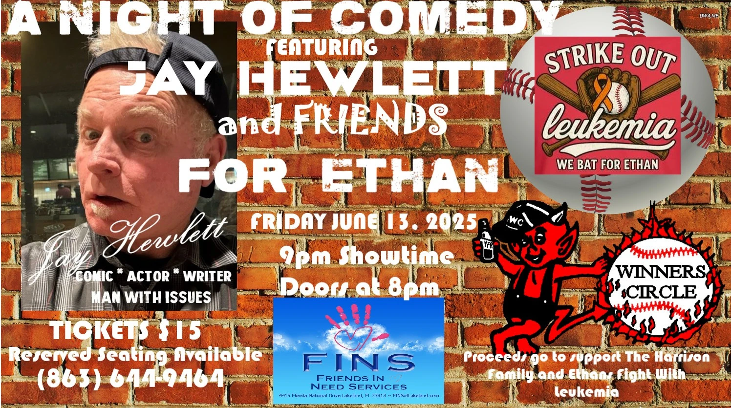 Image Flyer: Comedy Fundraiser with jay Hewlett